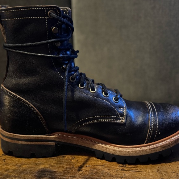 Truman Boot Co size 9D Black Waxed Flesh Upland Gently Used - Picture 10 of 15